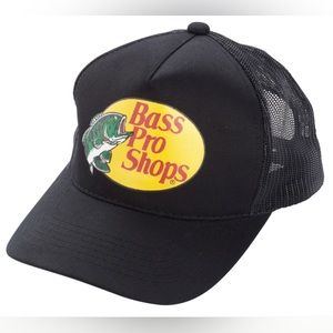 Bass Pro Trucker Hat-Black